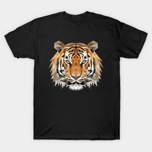 Tiger Low Poly Art T-Shirt